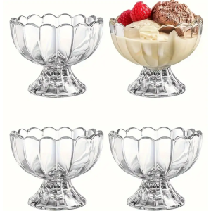 Ice Cream Cups Glass | Creative Candle Container Ice Cream Cups Glass | Creative Candle Container